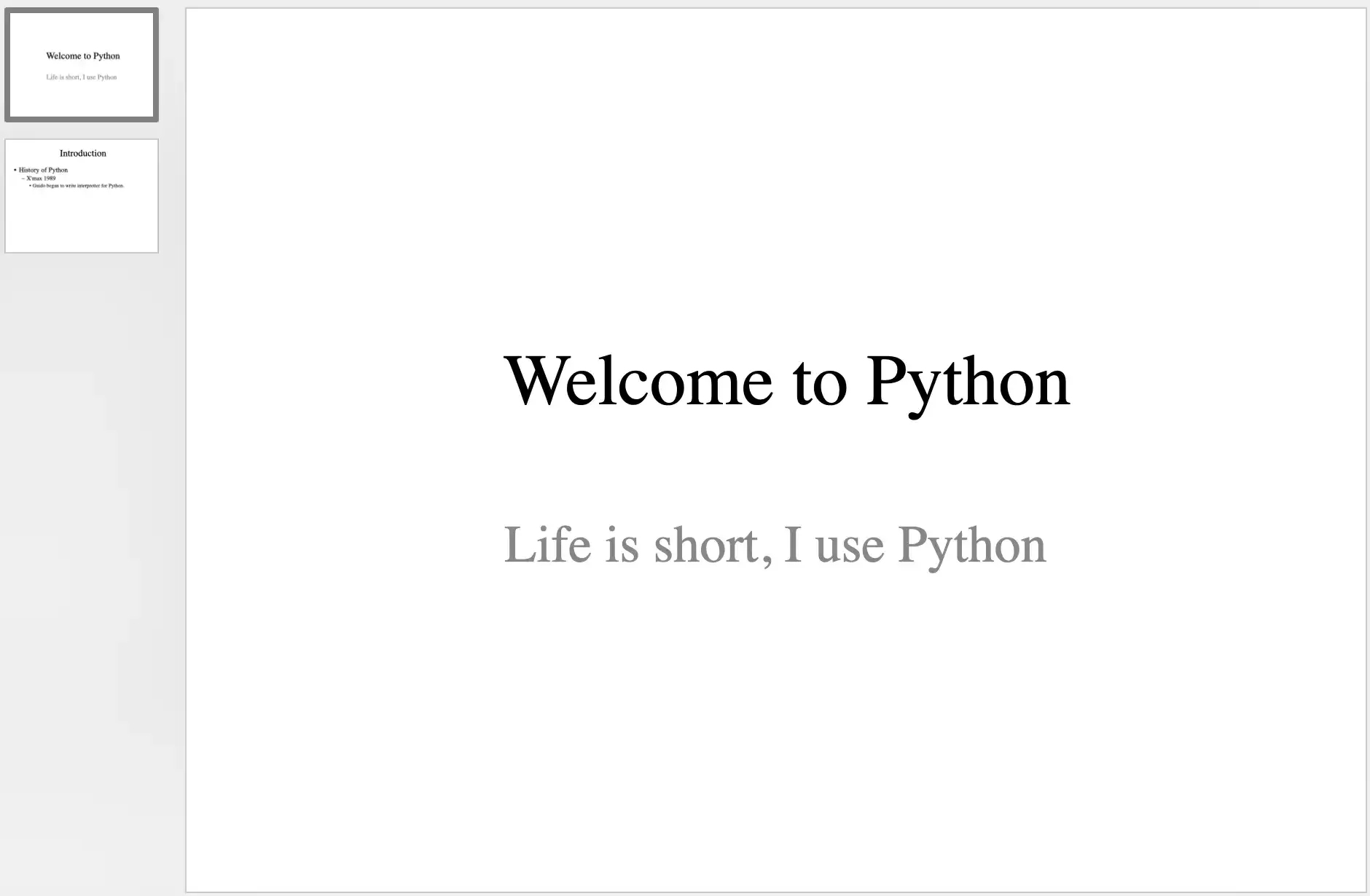 Generated PowerPoint presentation