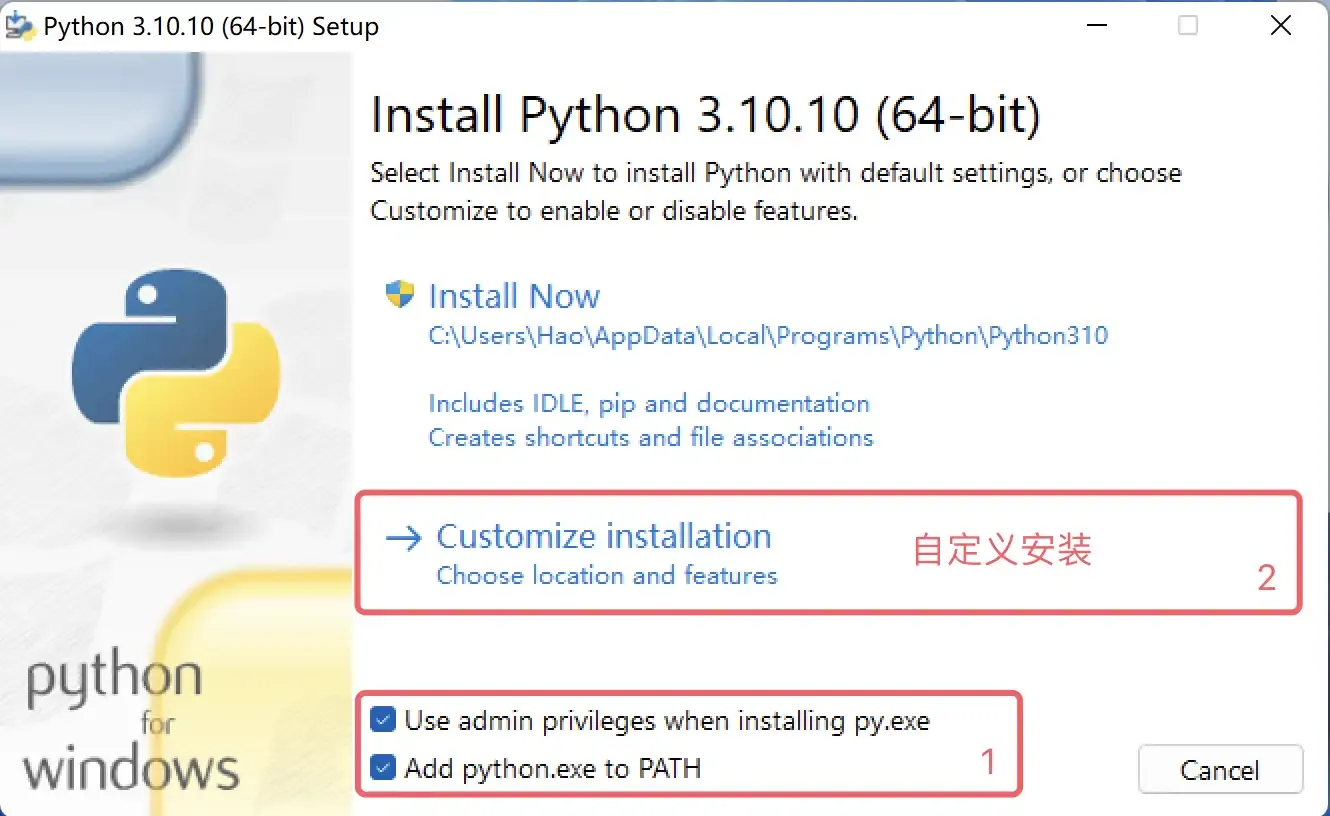 Install Python 1